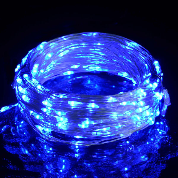 vidaXL LED String with 300 LEDs Blue 30 m