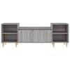 vidaXL TV Cabinet Grey Sonoma 160x35x55 cm Engineered Wood