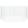 vidaXL Free Range Animal Enclosure 10-Panel 54x80 cm Galvanised Iron