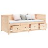 vidaXL Day Bed without Mattress 80x200 cm Solid Wood Pine