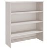 vidaXL Top for Highboard HAMAR White 90x30x100cm Solid Wood Pine