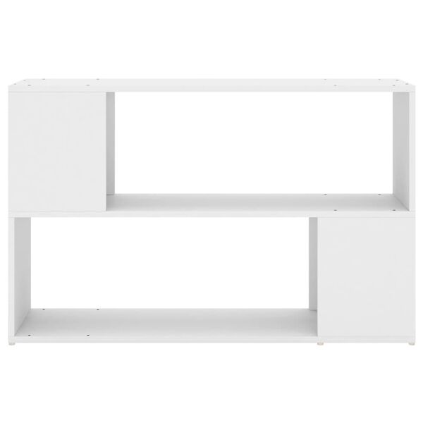 vidaXL Book Cabinet White 100x24x63 cm Engineered Wood