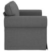 vidaXL Sofa Dark Grey Overall dimensions: 155 x 82 x 80 cm (W x D x H)