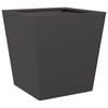 vidaXL Garden Planter Black 40x40x40 cm Steel