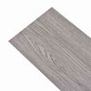 vidaXL Flooring Planks 18 pcs Dark Grey 2.51 m&sup2; PVC
