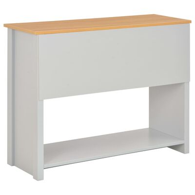vidaXL Console Table Grey 97x35x76 cm