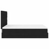 vidaXL Ottoman Bed with Mattress Black Double Fabric