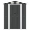 vidaXL Garden Shed Anthracite 192x606x223 cm Galvanised Steel