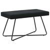 vidaXL Bench Black 80 x 40 x 45 cm Velvet