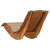 vidaXL Sun Lounger 2 pcs Brown 60 x 154 x 74cm Solid Acacia wood