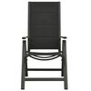 vidaXL 5 Piece Bistro Set Black and Anthracite