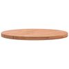 vidaXL Table Top &Oslash;50x2.5 cm Round Solid Wood Beech