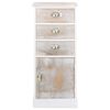 vidaXL Side Cabinet 38x28x86 cm Paulownia Wood