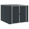 vidaXL Garden Shed Anthracite 195x198x159 cm Galvanised Steel