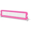 vidaXL Toddler Safety Bed Rail 150 x 42 cm Pink
