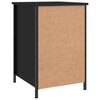 vidaXL Bedside Cabinets 2 pcs Black 40x42x60 cm Engineered Wood