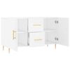 vidaXL Sideboard White 100x36x60 cm Engineered Wood