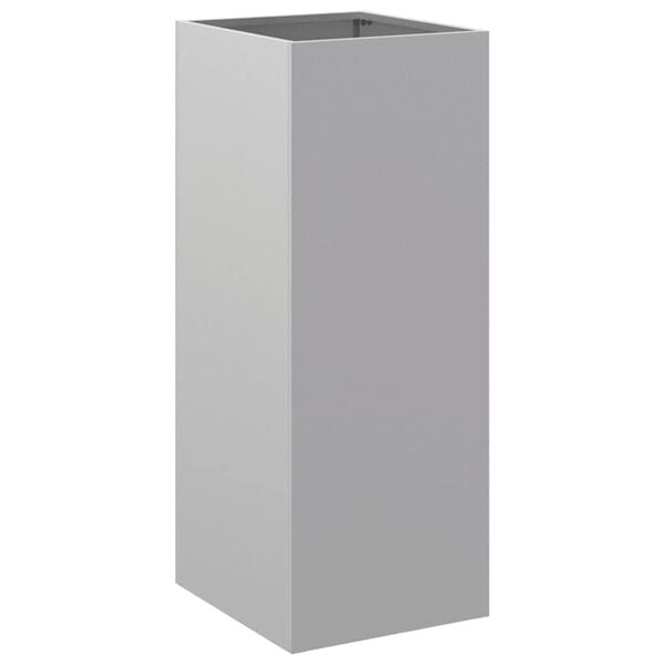 vidaXL Planter Silver 32x29x75 cm Galvanised Steel