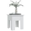 vidaXL Coffee Table High Gloss White 40x40x42 cm Engineered Wood