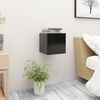 vidaXL Bedside Cabinets 2 pcs Black 30.5x30x30 cm Engineered Wood