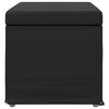 vidaXL Stool Black 61 x 41 x 40 cm Faux Leather and Engineered Wood