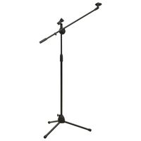 vidaXL Tripod Microphone Stand with Dual Clip Holder