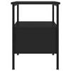 vidaXL Bedside Cabinets 2 pcs Black 34x36x50 cm Engineered Wood
