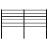 vidaXL Metal Replace Headboard Black 150 cm
