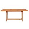 vidaXL 9 Piece Garden Dining Set Solid Teak Wood