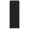 vidaXL Umbrella Stand Black Oak 20 x 20 x 55.5 cm Engineered Wood