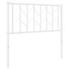 vidaXL Metal Replace Headboard White 90 cm