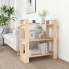 vidaXL Book Cabinet/Room Divider 80x35x91 cm Solid Wood Pine