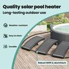 vidaXL Curved Pool Solar Heating Panels 3 pcs 110x65 cm