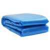 vidaXL Rectangular Pool Cover 1200x600 cm PE Blue