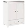 vidaXL Highboard White 83x41,5x100 cm Solid Wood Pine