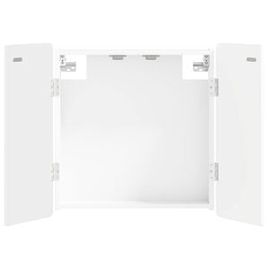 vidaXL Dartboard Cabinet ZWOLLE White 52.5 x 10.5 x 57.5 cm
