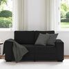 vidaXL 2-Seater Sofa&nbsp;Black 160x77x82 cm Fabric