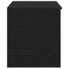vidaXL Storage Box Black Oak 84 x 42 x 46 cm Engineered Wood