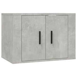 vidaXL Wall Mounted TV Cabinet Concrete Grey 57x34.5x40 cm