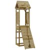 vidaXL Playhouse with Climbing Wall Impregnated Wood Pine