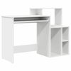 vidaXL Desk White 120.5 x 44 x 88.5 cm Engineered Wood