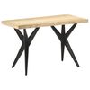 vidaXL Dining Table 120x60x76 cm Solid Mango Wood