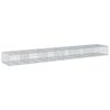 vidaXL Gabion Basket with Cover 600x100x50 cm Galvanised Iron