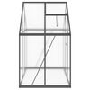 vidaXL Greenhouse with Base Frame Anthracite 169x114x195 cm Aluminium