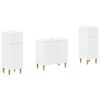 vidaXL 2 Piece Bathroom Cabinet Set ARNHEM White Engineered Wood