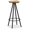 vidaXL Bar Stools 2 pcs Solid Reclaimed Wood