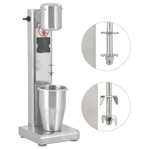 vidaXL Milkshake Mixer Stainless Steel 1 L