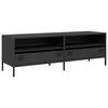 vidaXL TV Cabinet Black 135x39x43,5 cm Cold-rolled Steel