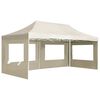 vidaXL Professional Folding Party Tent with Walls Aluminium 6x3 m Cream