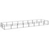 vidaXL Dog Kennel | Black | Steel | Large | Dog Kennel | Rectangular